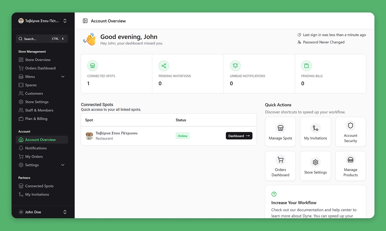Dyne - Screenshot 2 showing product features and functionality