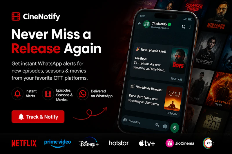 CineNotify screenshot 1