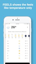 FEELS Snapchat Weather App gallery image