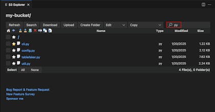 AWS S3 Extension for Visual Studio Code gallery image
