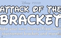 Attack of the Bracket: Disney Vs. Pixar media 2