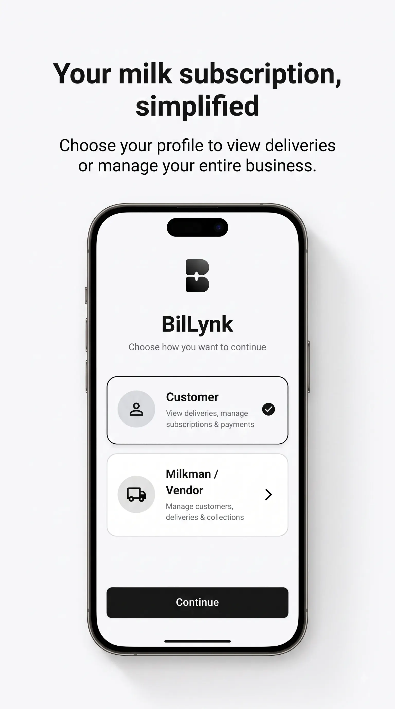 BilLynk — Milk Delivery Billing App gallery image