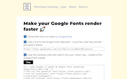 Google Fonts accelerator media 2