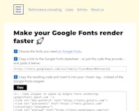 Google Fonts accelerator media 2