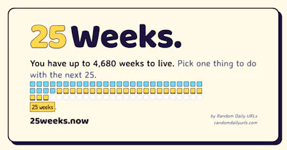 25 Weeks β What will you do with yours? gallery image