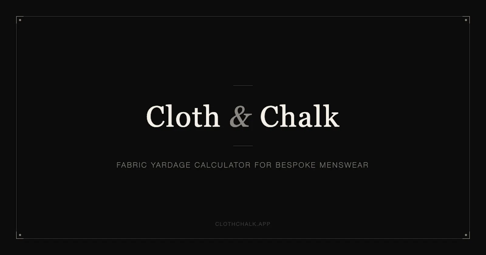 Cloth & Chalk screenshot 1