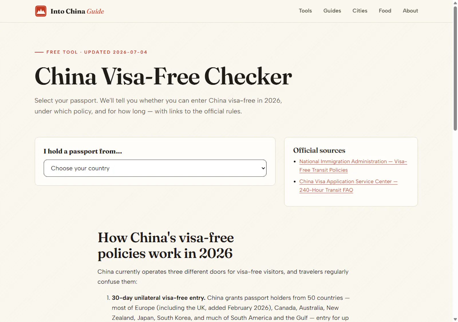 Into China Guide screenshot 2