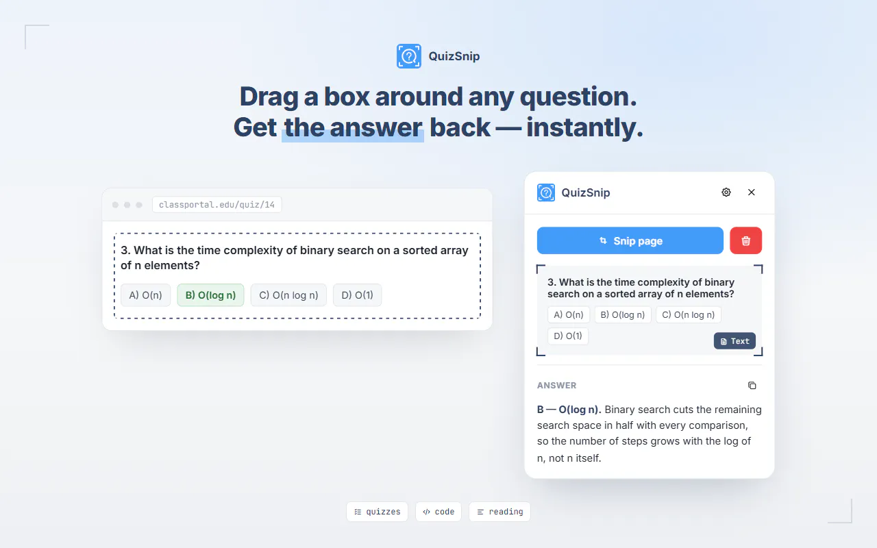 QuizSnip gallery image