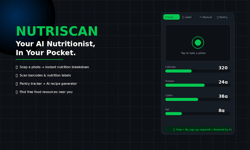 NutriScan screenshot 1