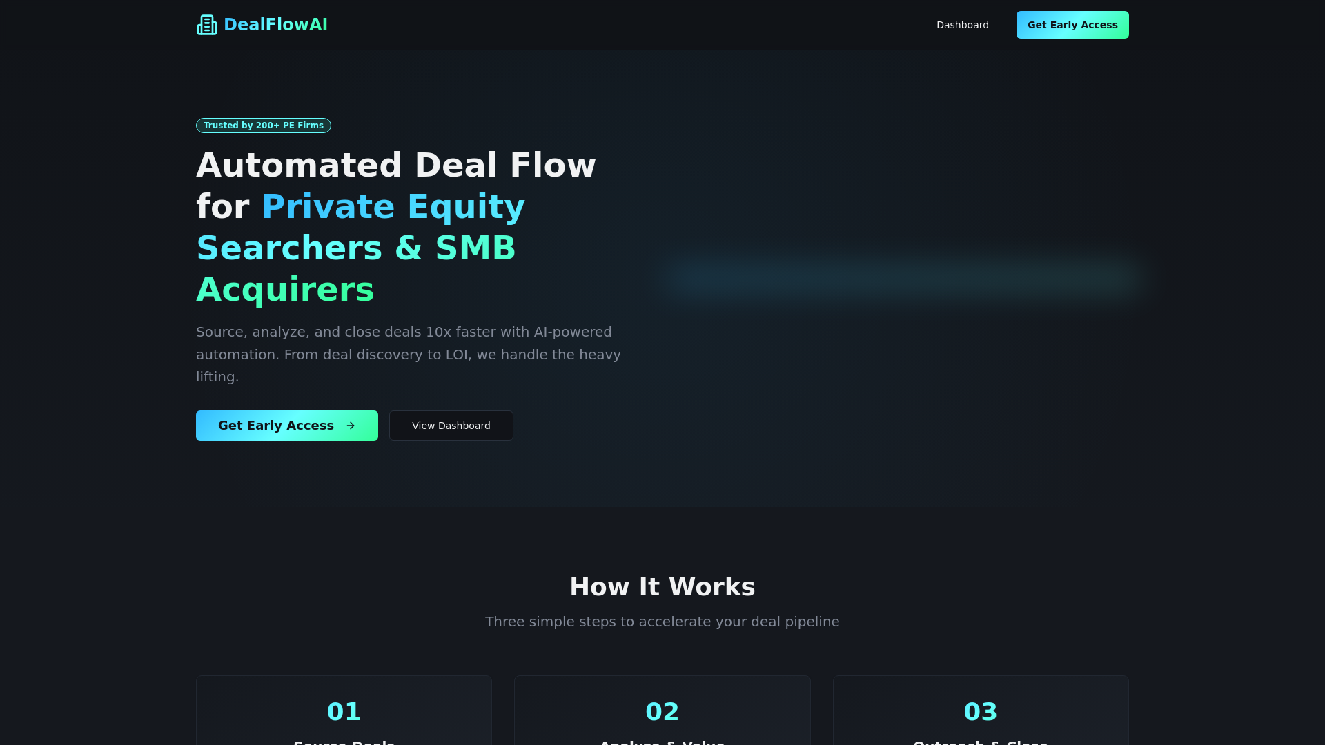 Média Dealflowai - Flux de transactions automatisées pour les acteurs de capital-investissement et SMB 2