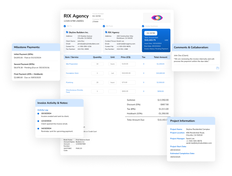 BillEasy Inc - Screenshot 4 showing product features and functionality