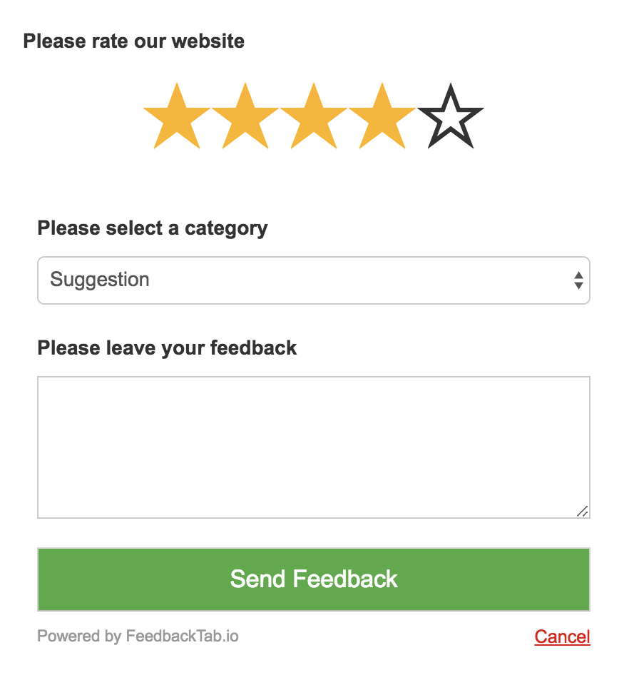 FeedbackTab.io gallery image