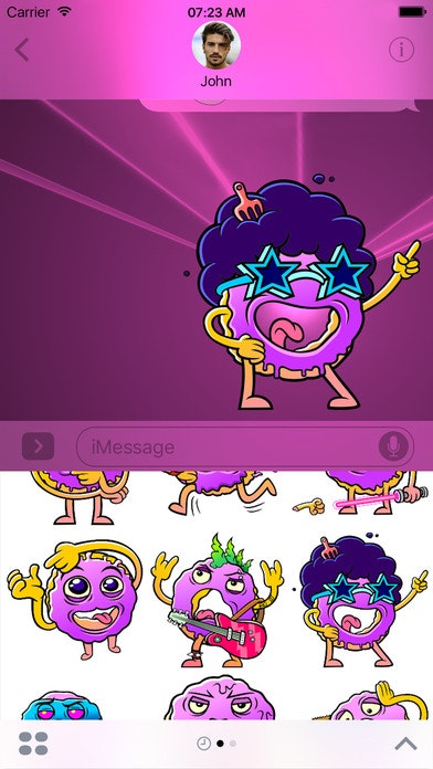 Tom Donut stickers gallery image