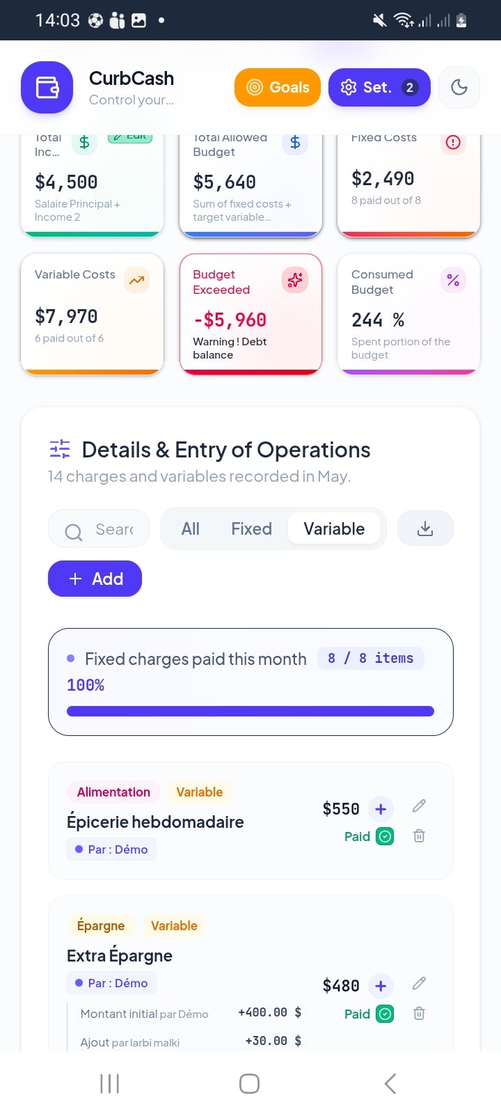 CurbCash — Budget de Famille  gallery image