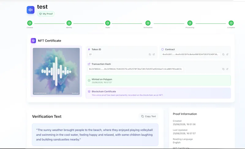 Voiceproof.ai screenshot 14