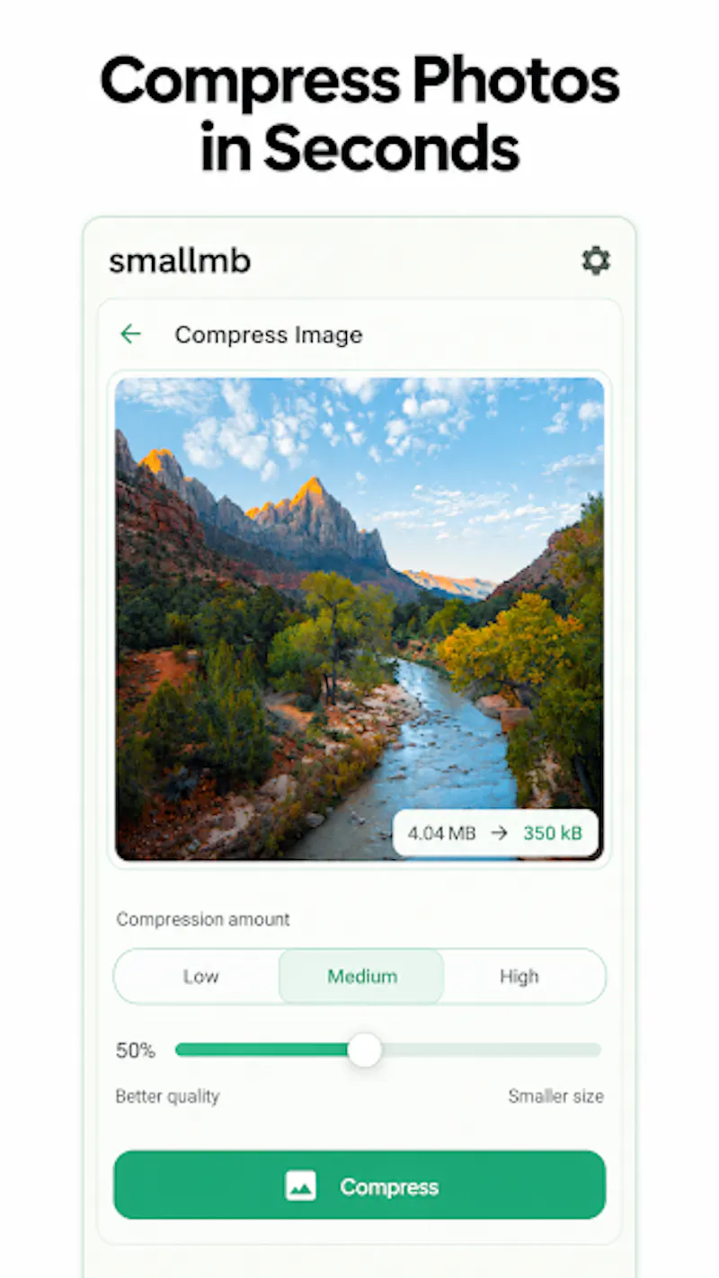 SmallMB - Compress PDF & Image screenshot 2
