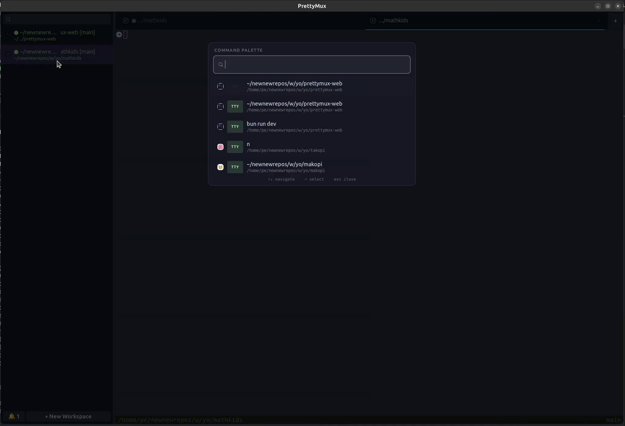 PrettyMux gallery image