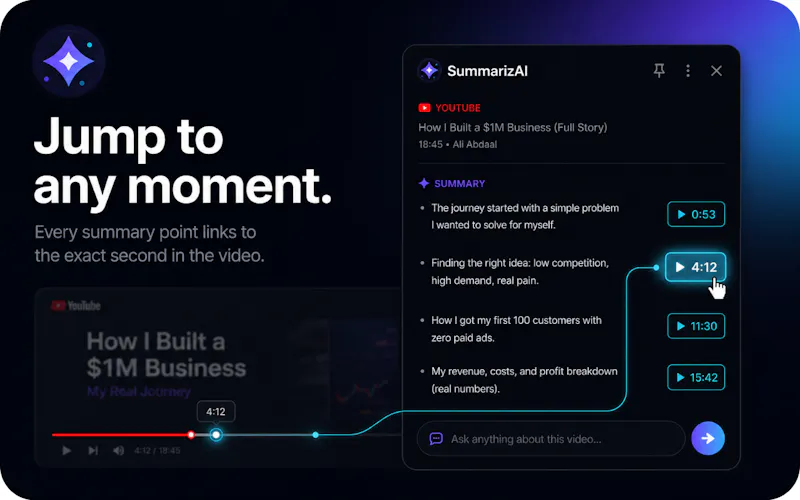 SummarizAI — Summarize & Chat screenshot 3