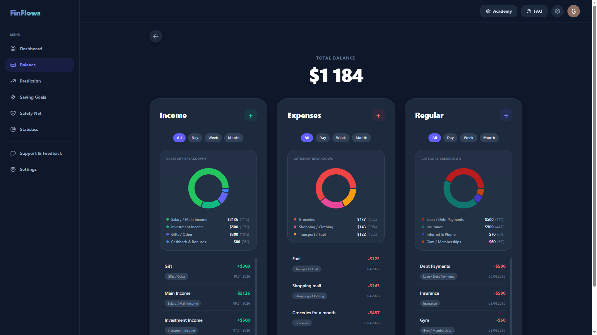 FinFlows gallery image