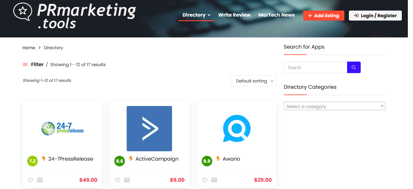 PRmarketing.tools gallery image