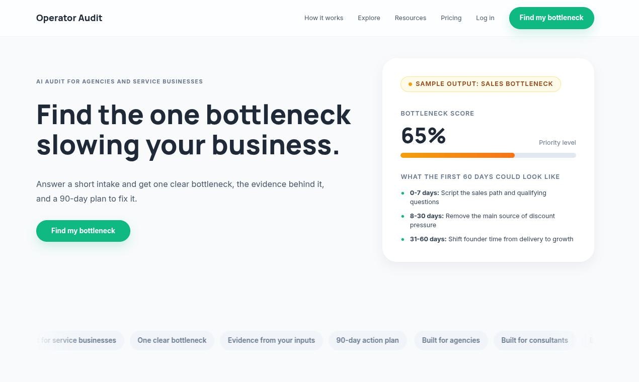 Operator Audit gallery image