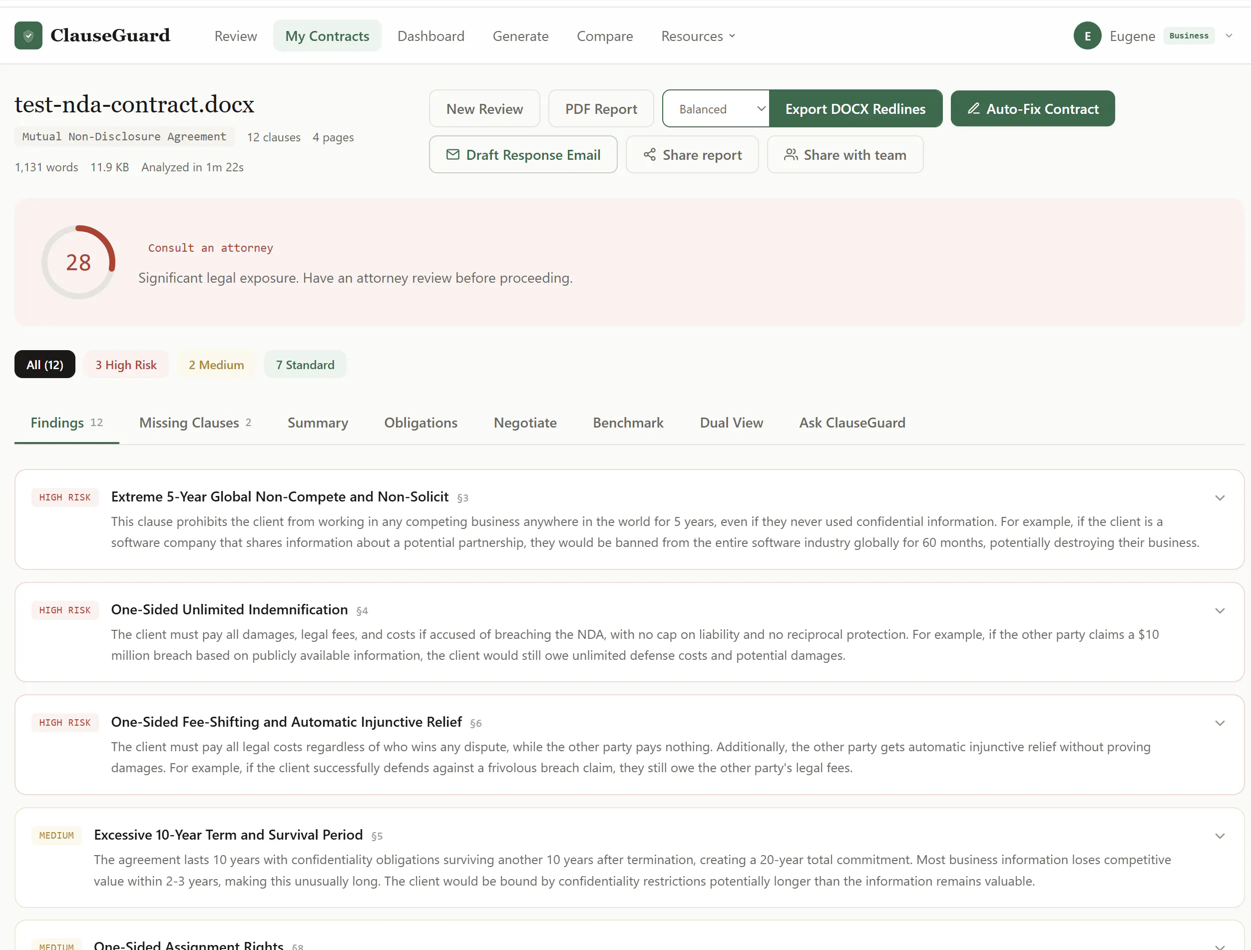 ClauseGuard product banner