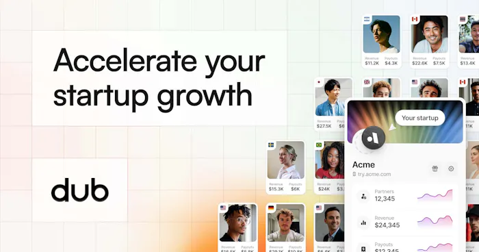 Dub Startup Program产品图