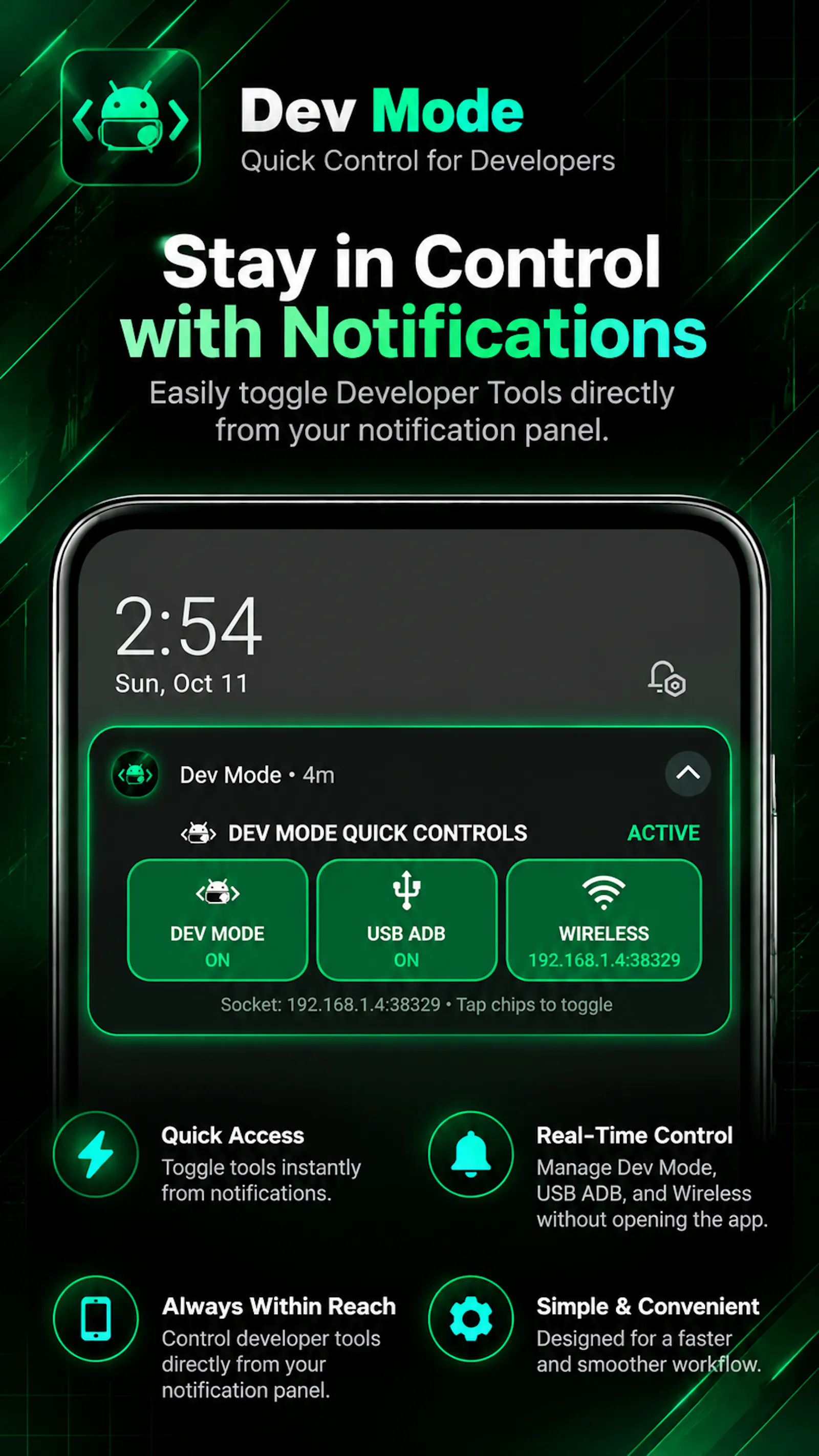 Dev Mode v1.1.0 screenshot 2