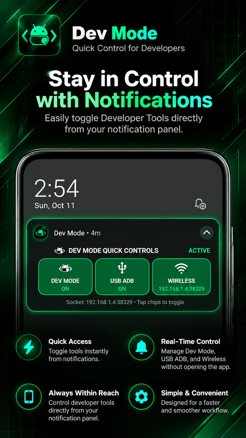 Dev Mode v1.1.0 screenshot 2
