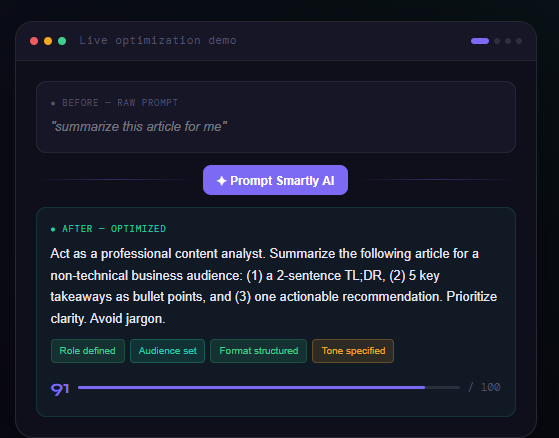 Prompt Smartly AI gallery image