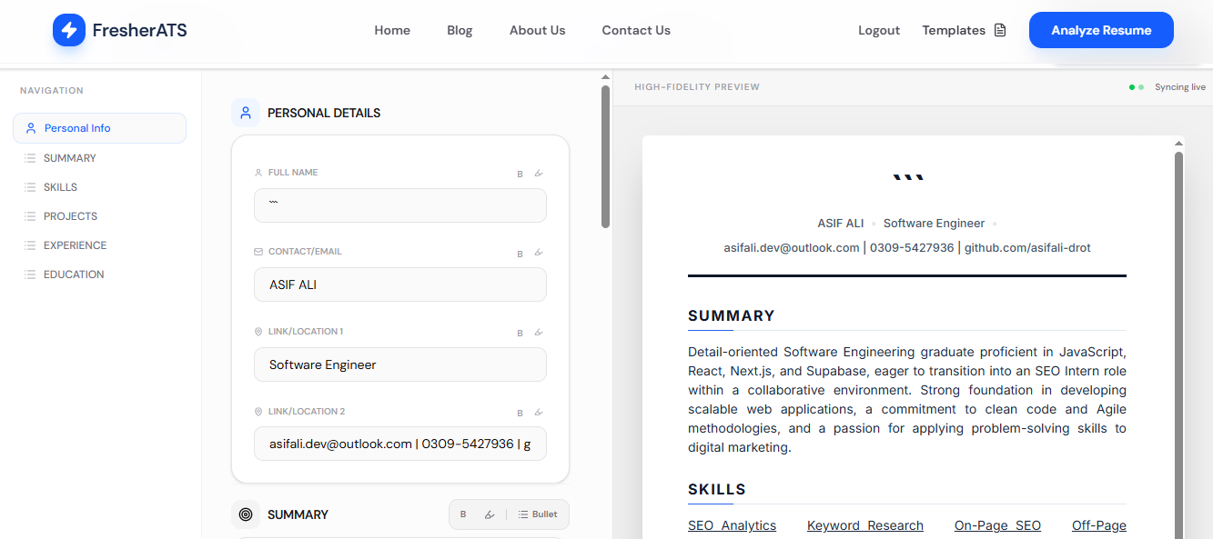 FresherATS gallery image