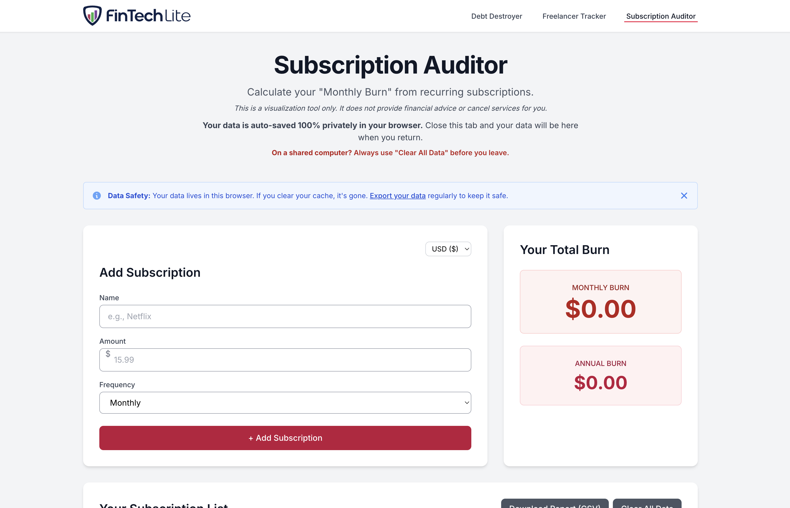 FinTech Lite gallery image