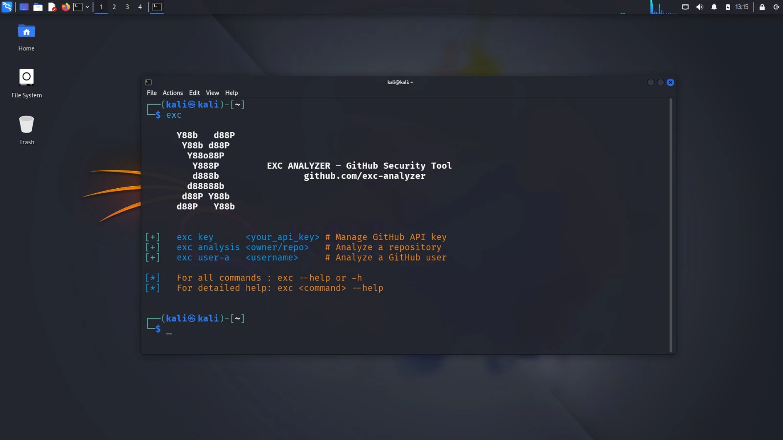 EXC Analyzer screenshot 2