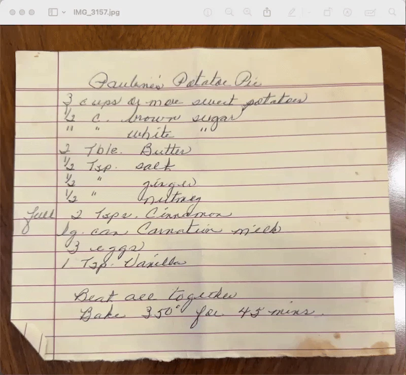 Card My Recipe screenshot 1 (video preview)
