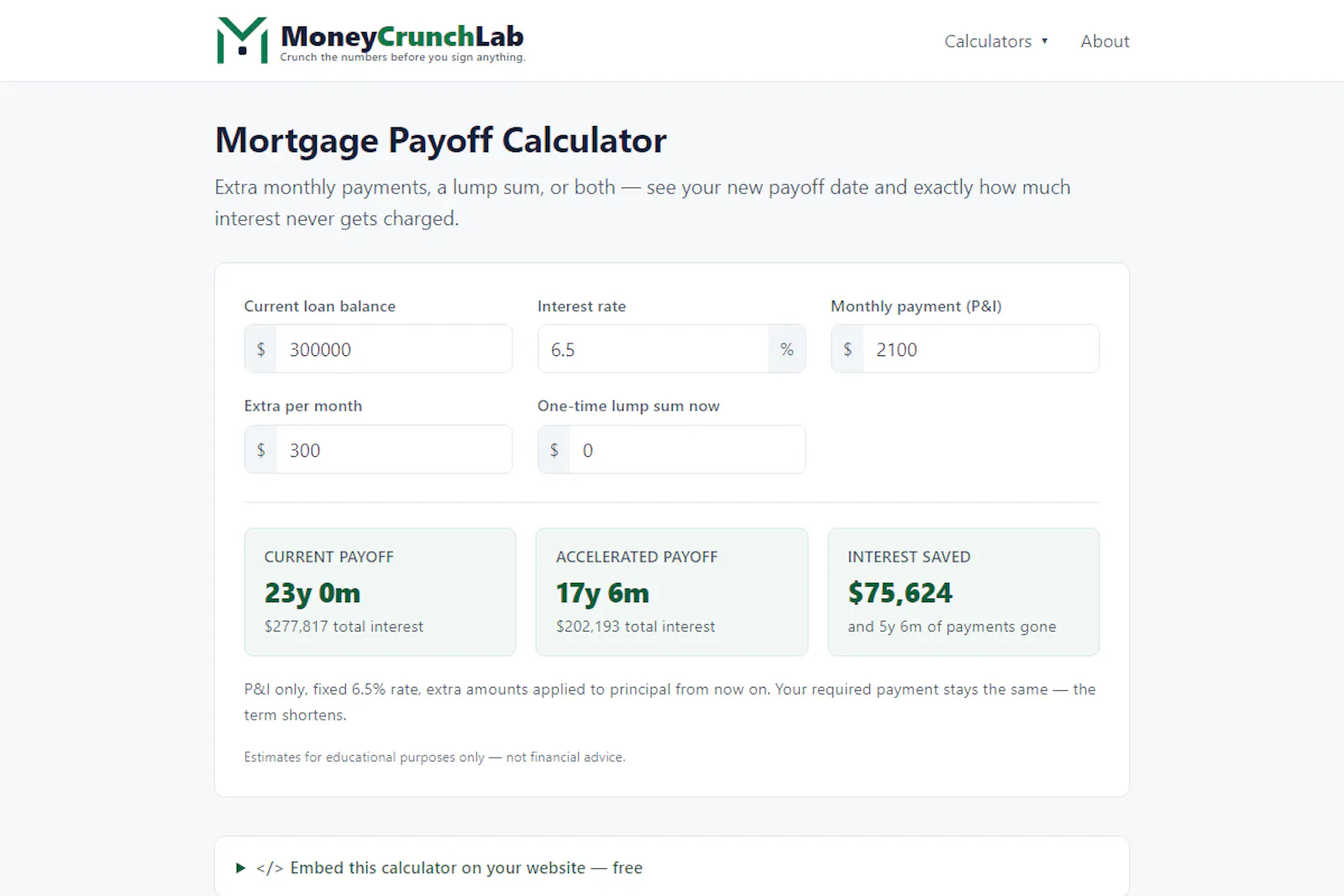 MoneyCrunchLab screenshot 3