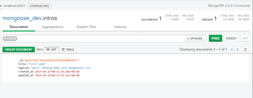 Mongoosejs CLI gallery image