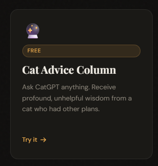 AI Cat Tools, Games & Free Generators. gallery image