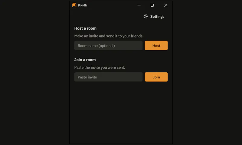 Booth screenshot 2