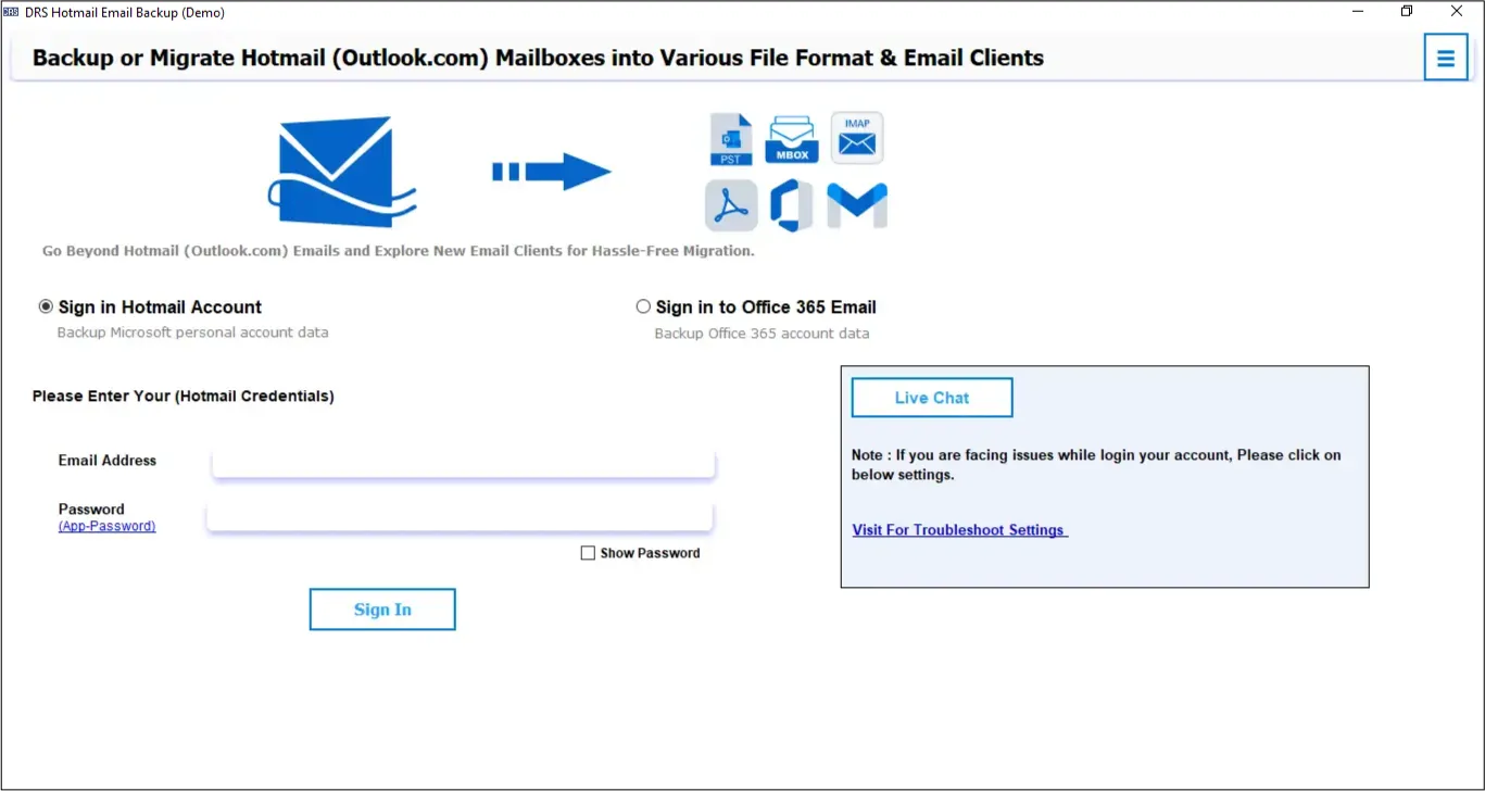 Media Công cụ sao lưu email DRS Softech Outlook - Sao lưu và di chuyển các email Outlook của bạn một cách an toàn 3