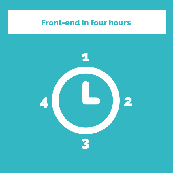Front-end in four hours