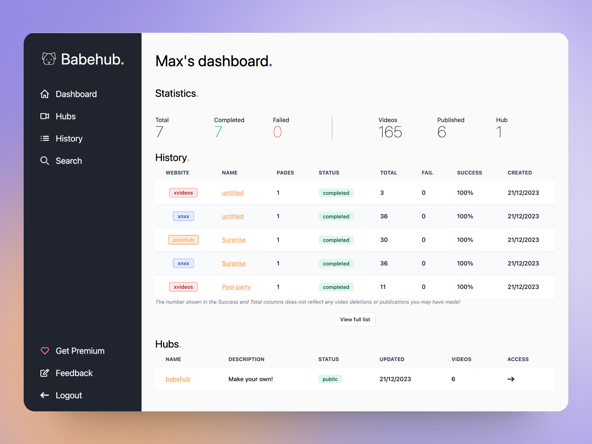 Babehub gallery image