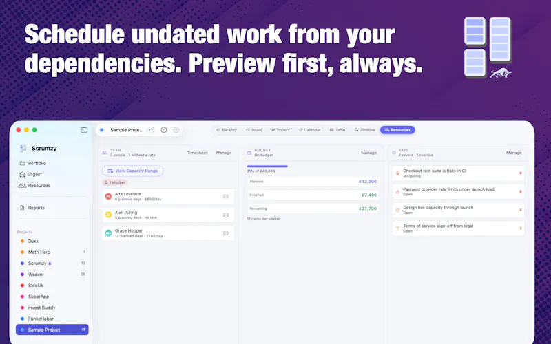 Scrumzy - Projects & Sprints screenshot 3