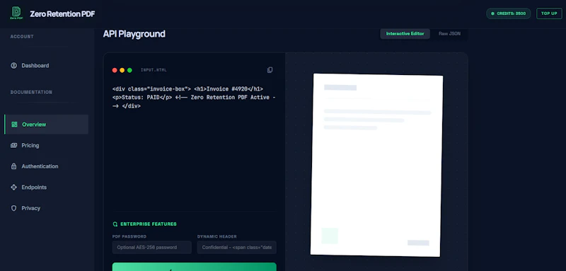 Zero Retention PDF  screenshot 2