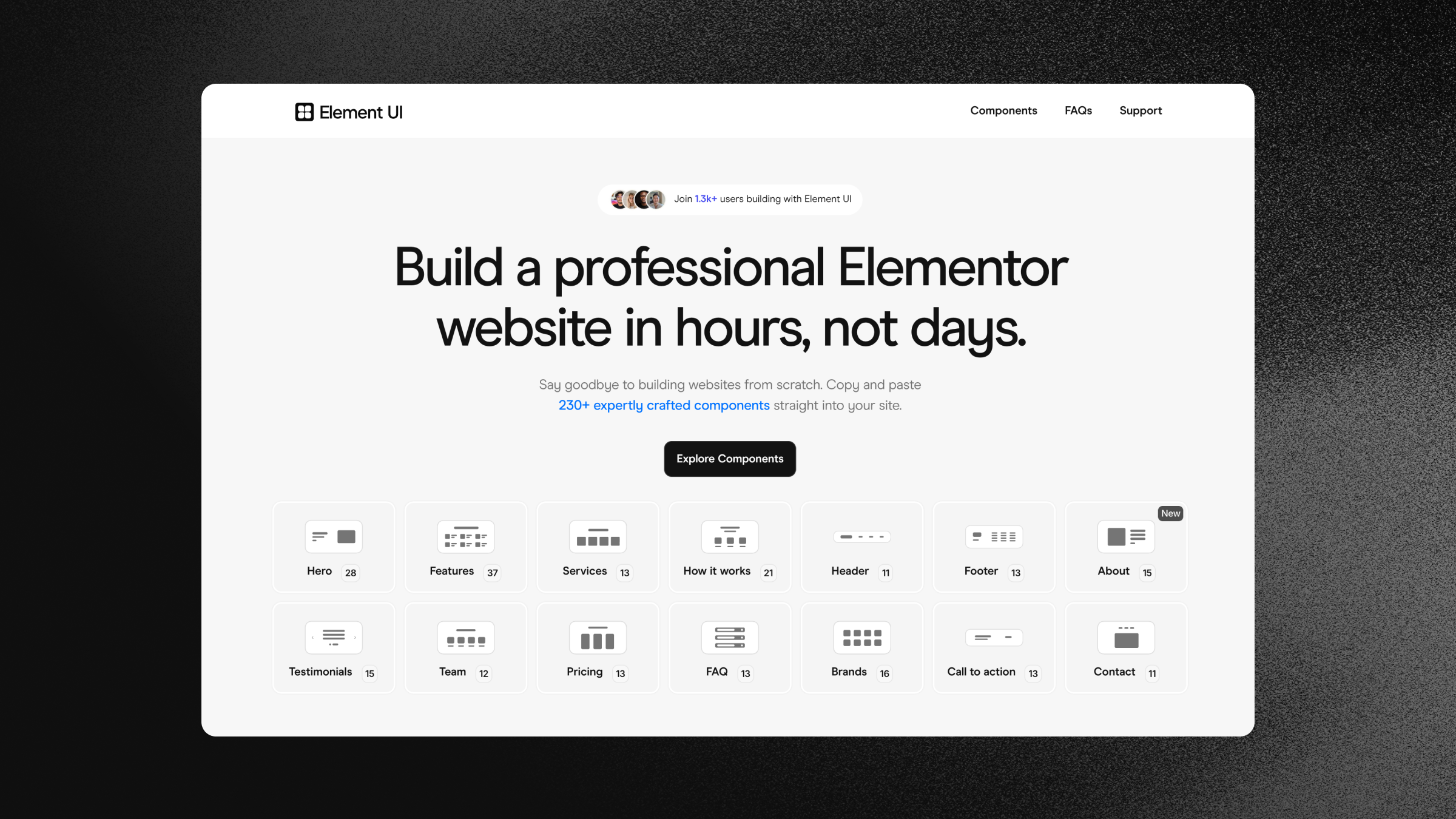 Element UI gallery image
