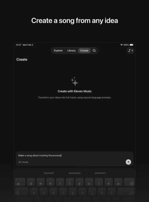 ElevenMusic by ElevenLabs gallery image