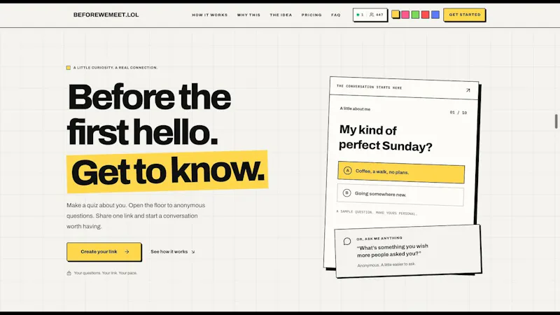 beforewemeet screenshot 1 (video preview)