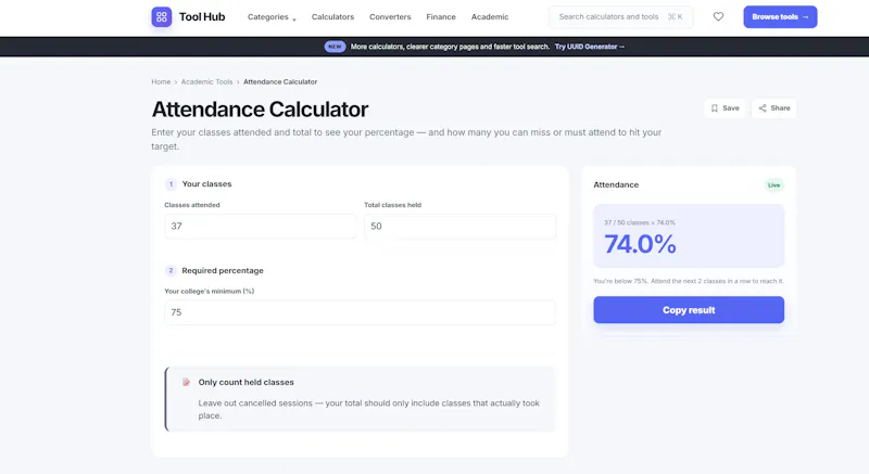 Tool Hub-Free Online Tools & Calculators screenshot 1