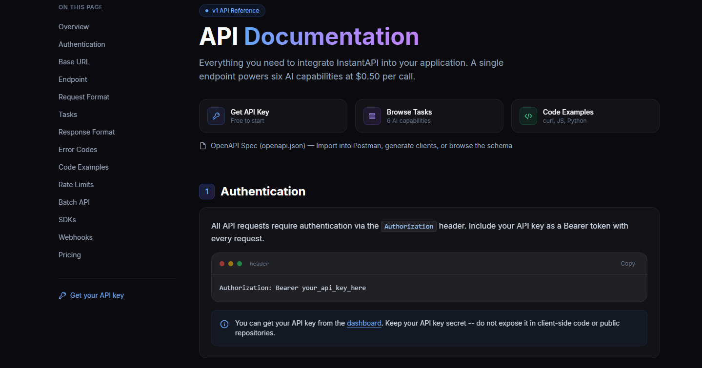 InstantAPI gallery image