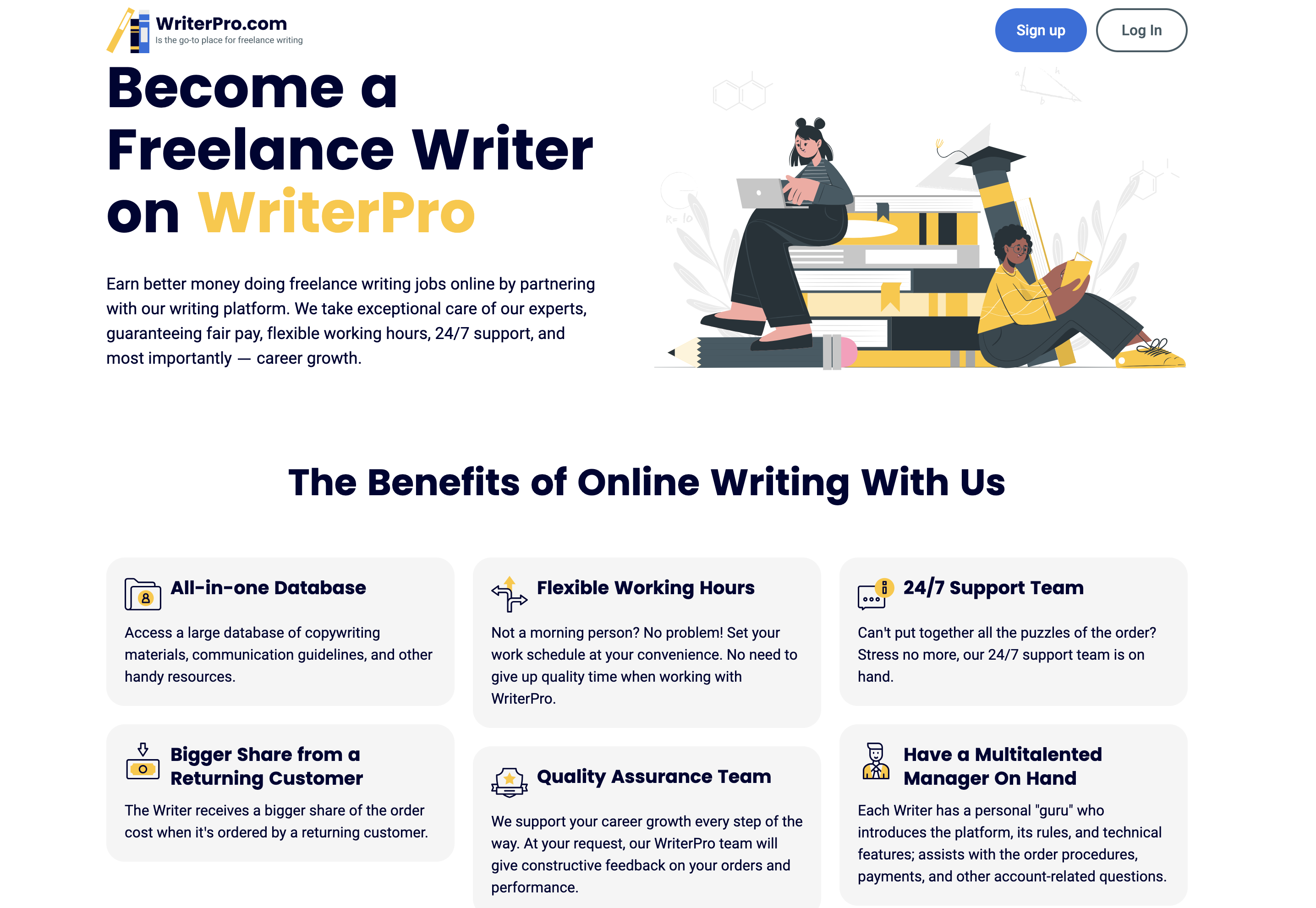 WriterPro.com - फ्रीलांस लेखन के लिए जगह है मीडिया 1