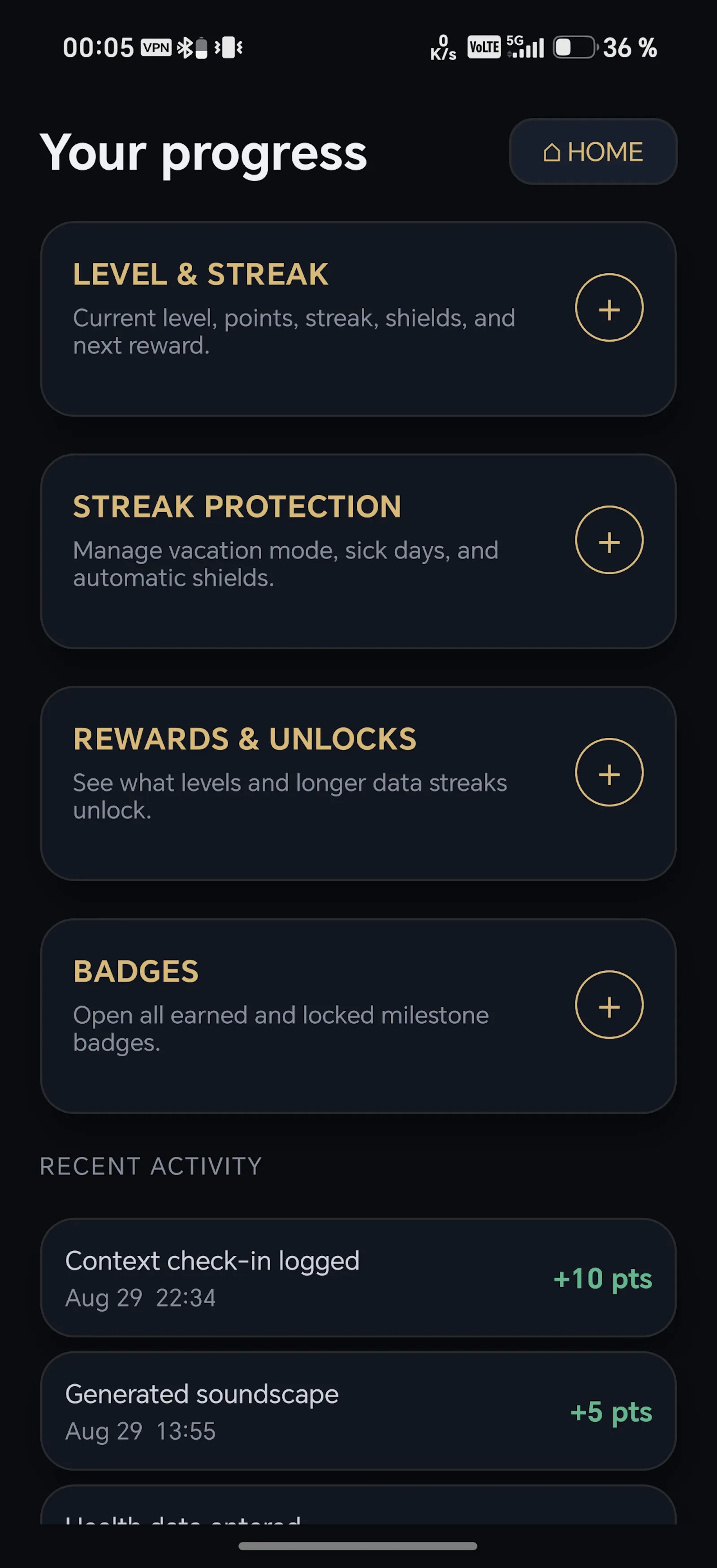 Praenox Aurum for Android screenshot 6